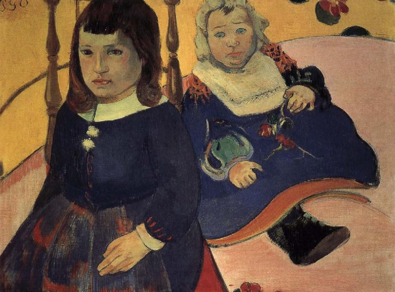 Paul Gauguin two children Germany oil painting art